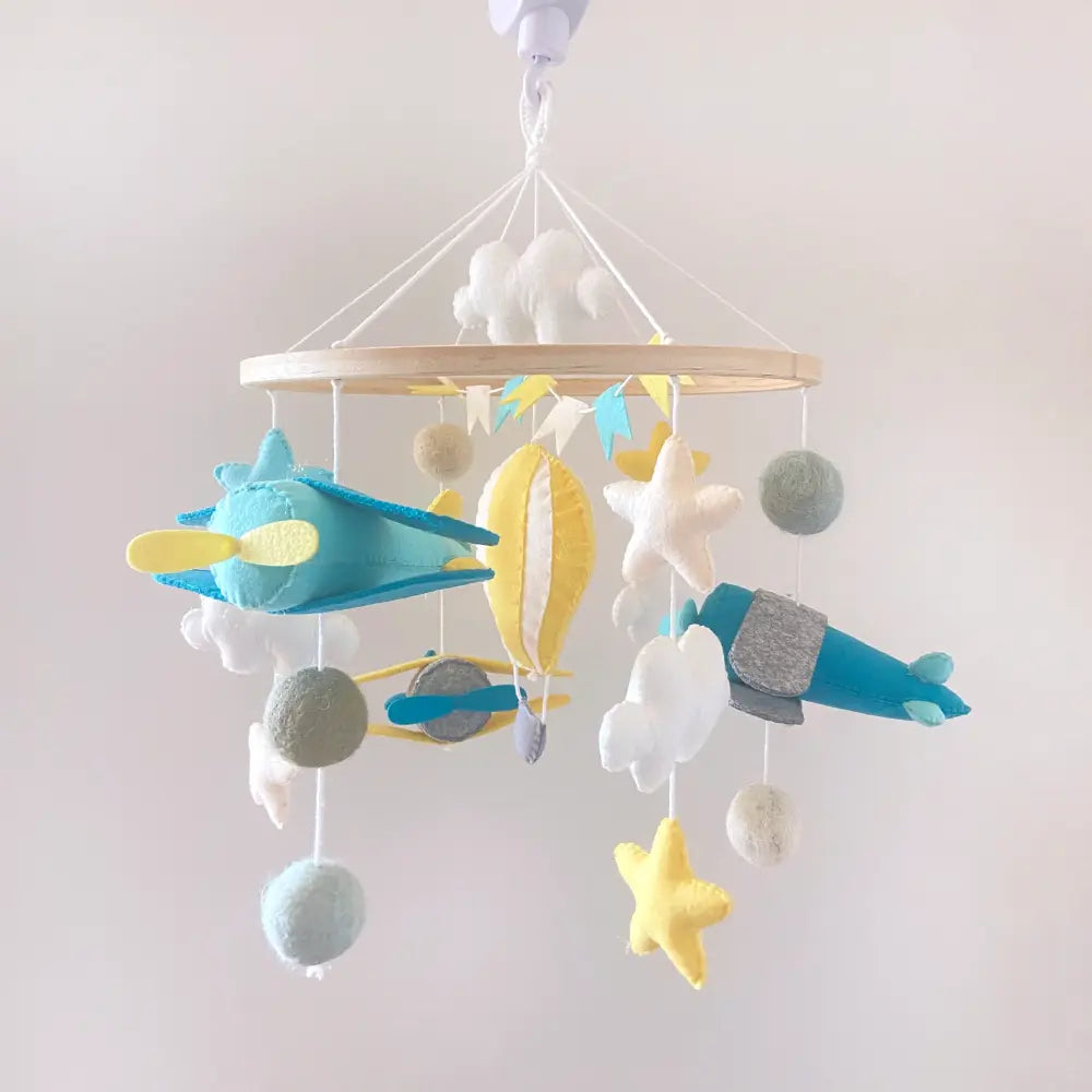 GWD Kids Flying High - Airplane Cot Mobile