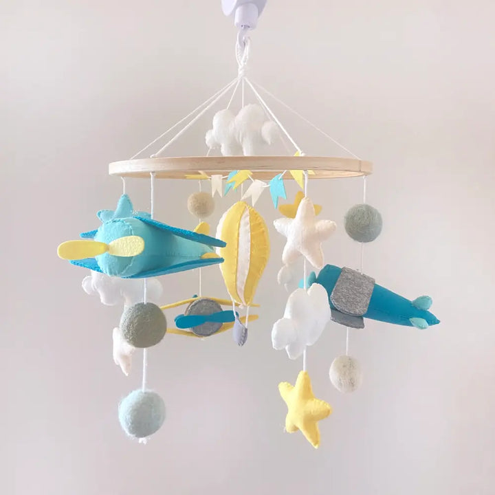 GWD Kids Flying High - Airplane Cot Mobile