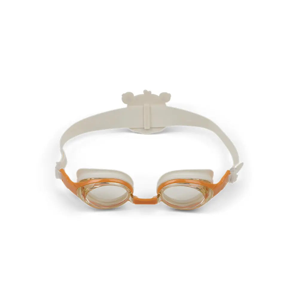 Swim Essentials Swimming Goggles, Kids Anti-Fog UV Protection Swim Goggles , Ages 5+, Beige - Leopard