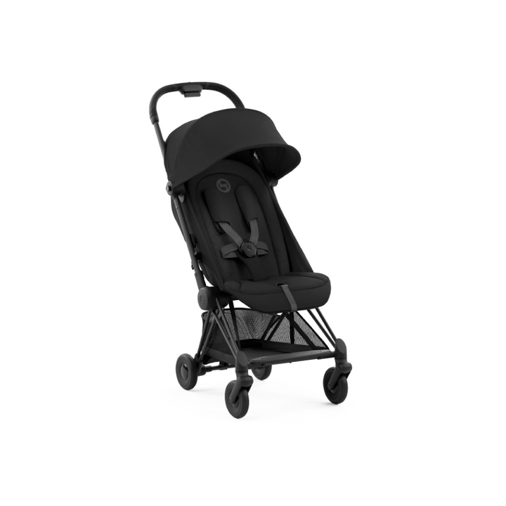 Cybex COYA Compact Travel Friendly Stroller - Sepia Black Matt Black Frame