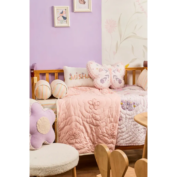 Fa Home Butterfly Garden Bedding Set - Multi