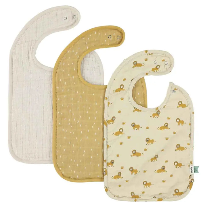 Trixie Bandana Bib 3-pack Mix - Lively Lion