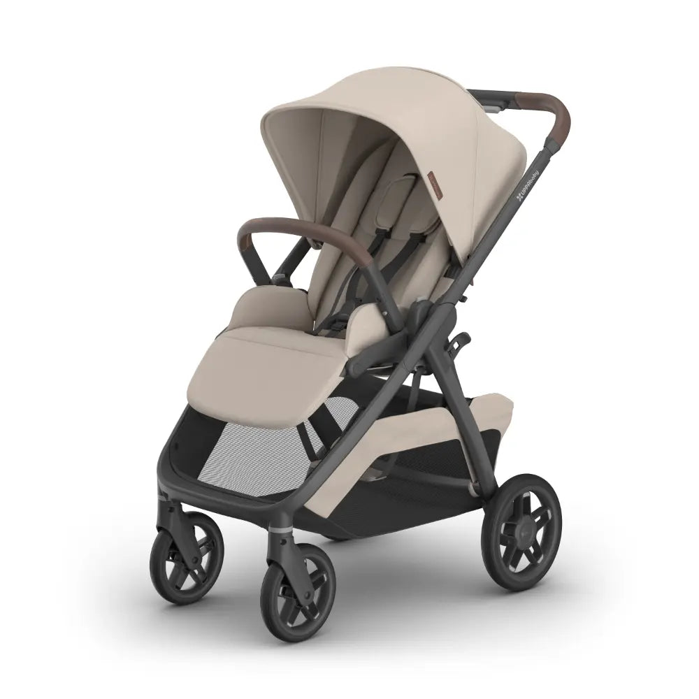 UPPAbaby Kona Stroller, Compact, Reversible Seat, Flat Recline, One Hand Fold, Includes Rain Cover &amp; Insect Net, Suitable from Birth - Ada/Sandstone