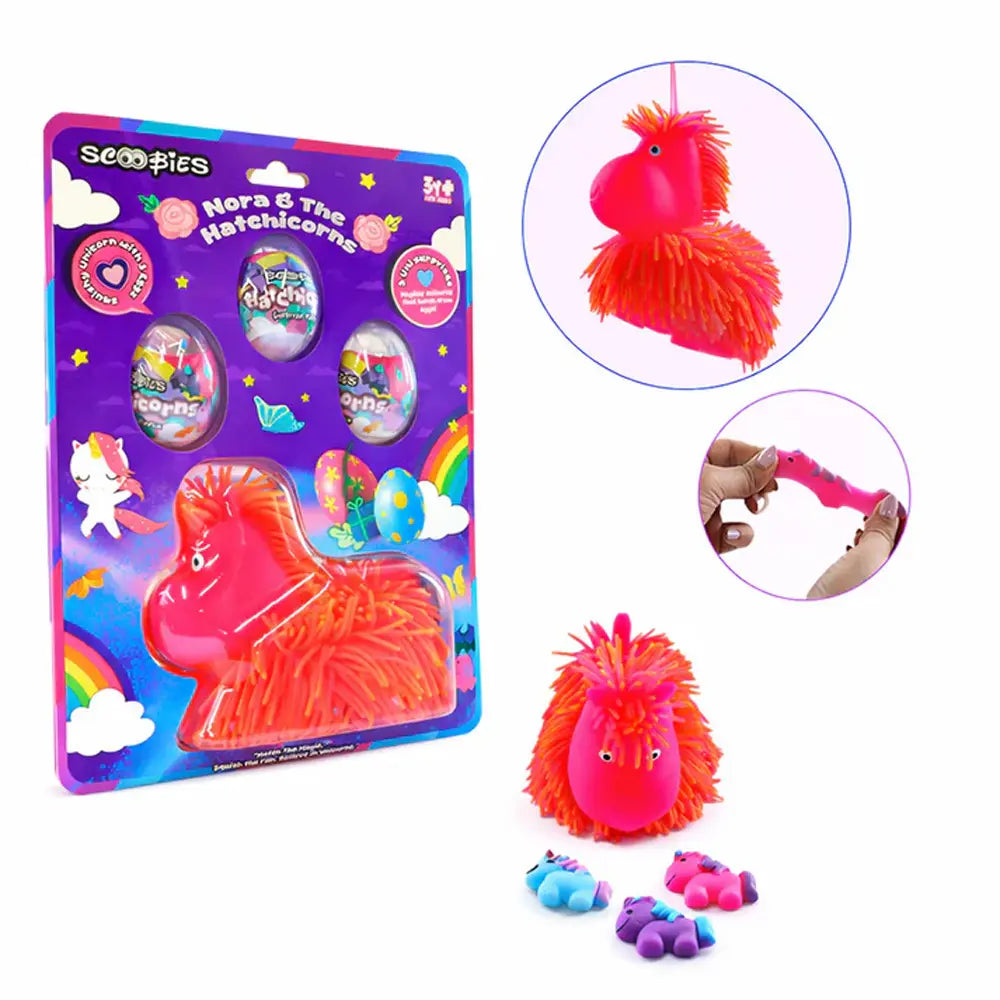 Scoobies Nora &amp; The Hatchicorns Unicorn Squishy Surprise Eggs