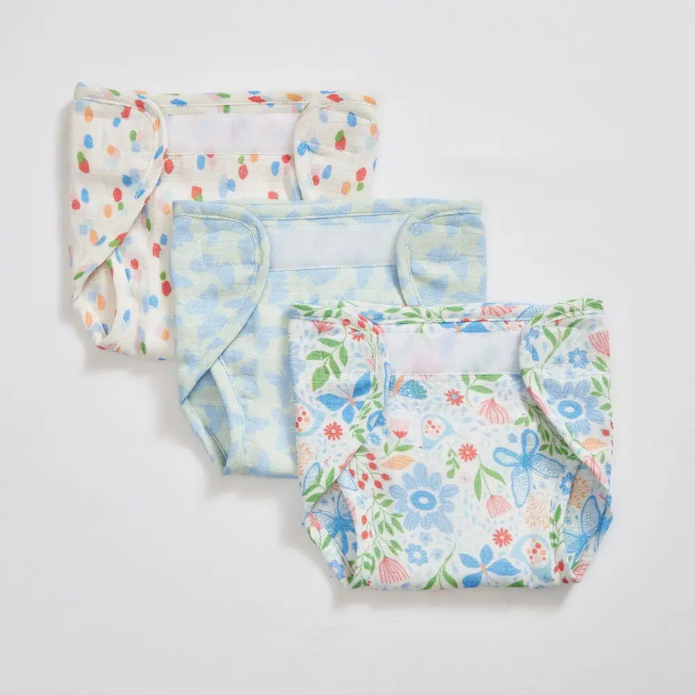Annasimona Kids Butterfly Nappies - Set of Three - 6-12 Months
