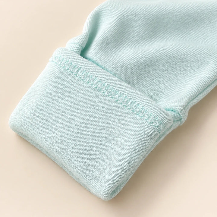 Faura Unisex Banana Cotton Colorblock Sleepsuit - Pink / Blue