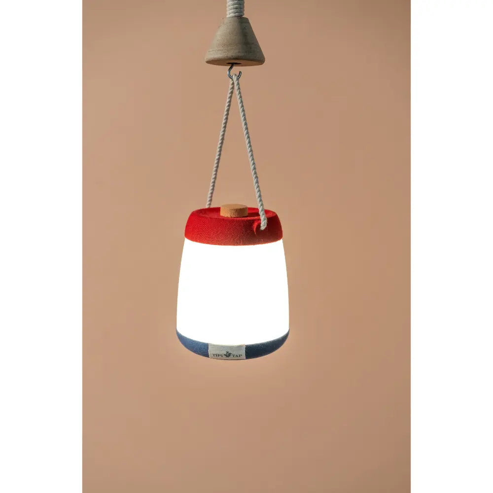 The Tipi Tap Firefly Lantern - Red + Dark Blue