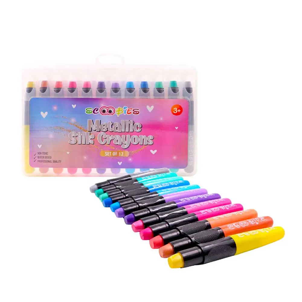 Scoobies Metallic Silk Crayons