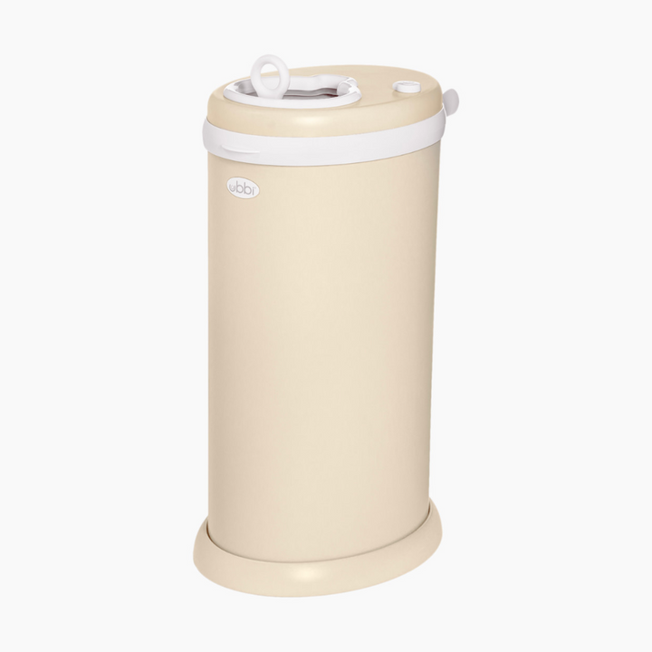 Ubbi Steel Odor Locking Diaper Pail - Oat Milk