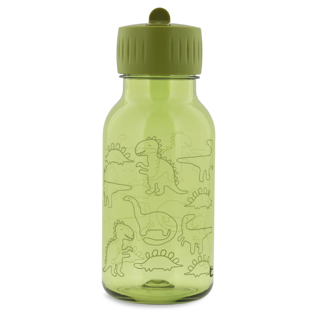 Trixie Tritan™ Kids Water Bottle | 350 ml Leak-Proof Drinking Bottle with Easy-Sip Spout, Carry Loop &amp; Dishwasher-Safe Design | 3 Years Onwards | Daring Dino