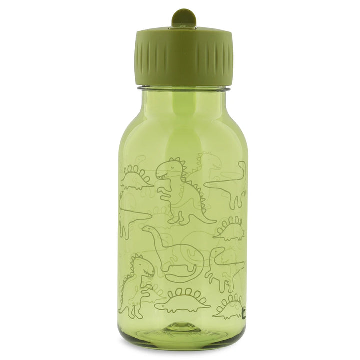 Trixie Tritan™ Kids Water Bottle | 350 ml Leak-Proof Drinking Bottle with Easy-Sip Spout, Carry Loop &amp; Dishwasher-Safe Design | 3 Years Onwards | Daring Dino