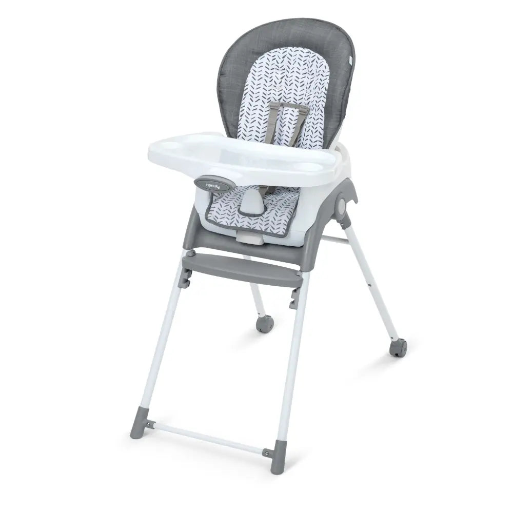 Ingenuity Trio Foldaway 6-in-1 High Chair with Booster Seat, Toddler Chair &amp; Foldable Space-Saving Design - Quill