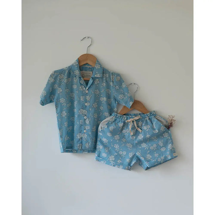 Love The World Today Boogie Co-Ord Set For Boys In Powder Blue