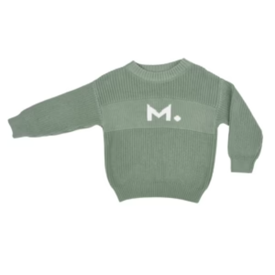 NamelyCo Personalised Letter Jumper - Lily Pad
