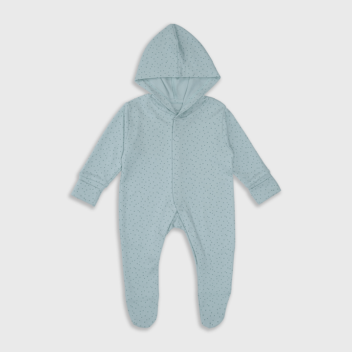 Enfants Whimsical Dots (Light Teal) - Baby Jumpsuit