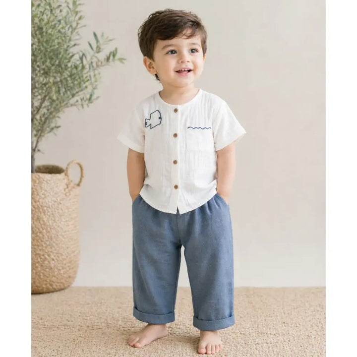 Sweetlime By As Little Sailor Summer Set - Blue &amp; White