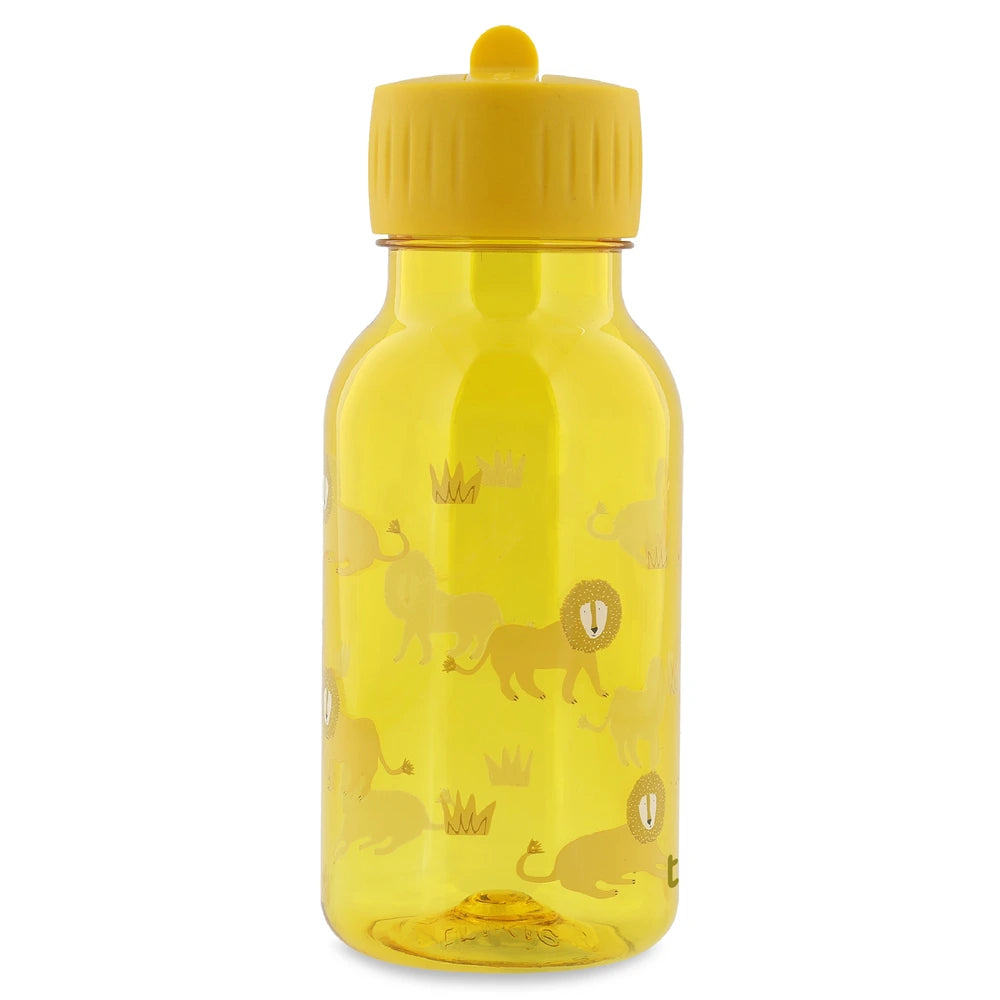 Trixie Tritan™ Kids Water Bottle | 350 ml Leak-Proof Drinking Bottle with Easy-Sip Spout, Carry Loop &amp; Dishwasher-Safe Design | 3 Years Onwards | Lively Lion