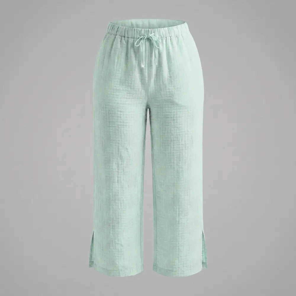 SOL MAMA Co-Ord Pants - Sea Green