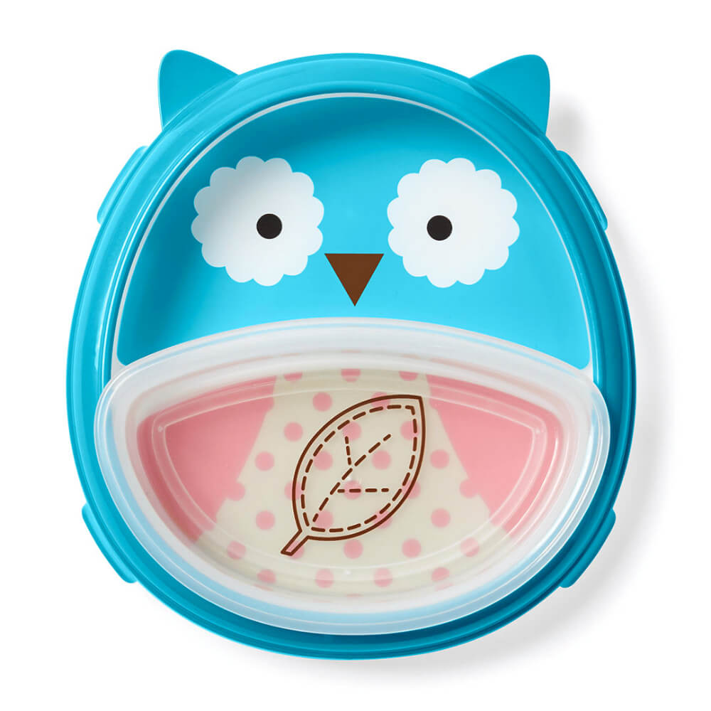 Skip Hop Zoo Smart Serve Plate - Bowl Set Owl