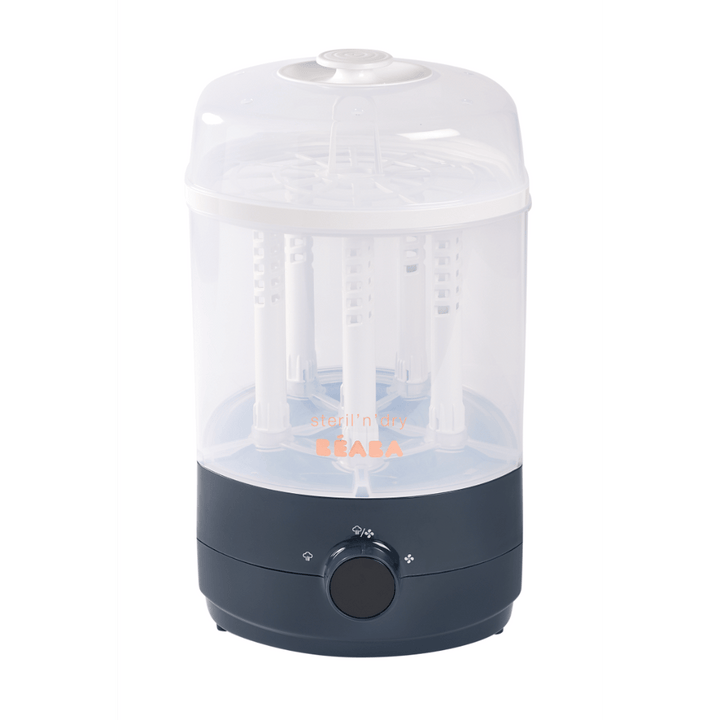 Beaba 2-in-1 Baby Bottle Sterilizer and Dryer, Night Blue, 0m+