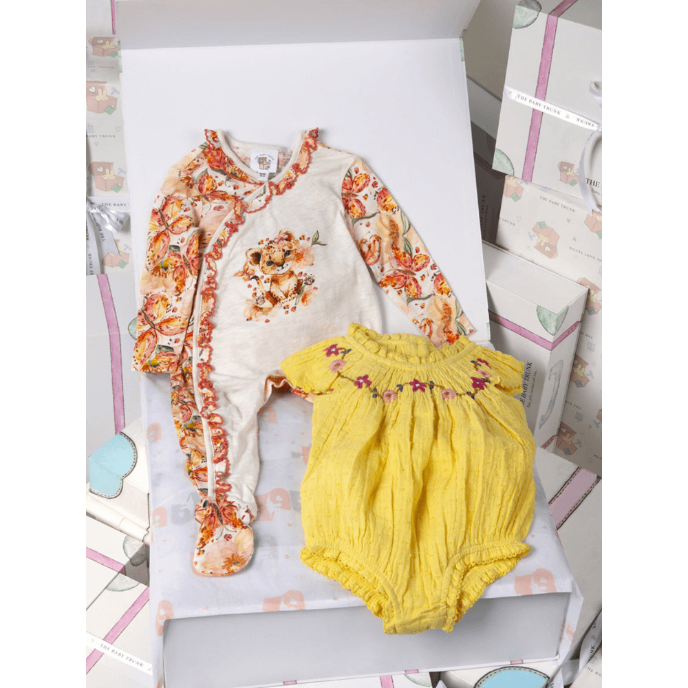 The Baby Trunk New Born Baby Apparel Gift Box Pack Of 2