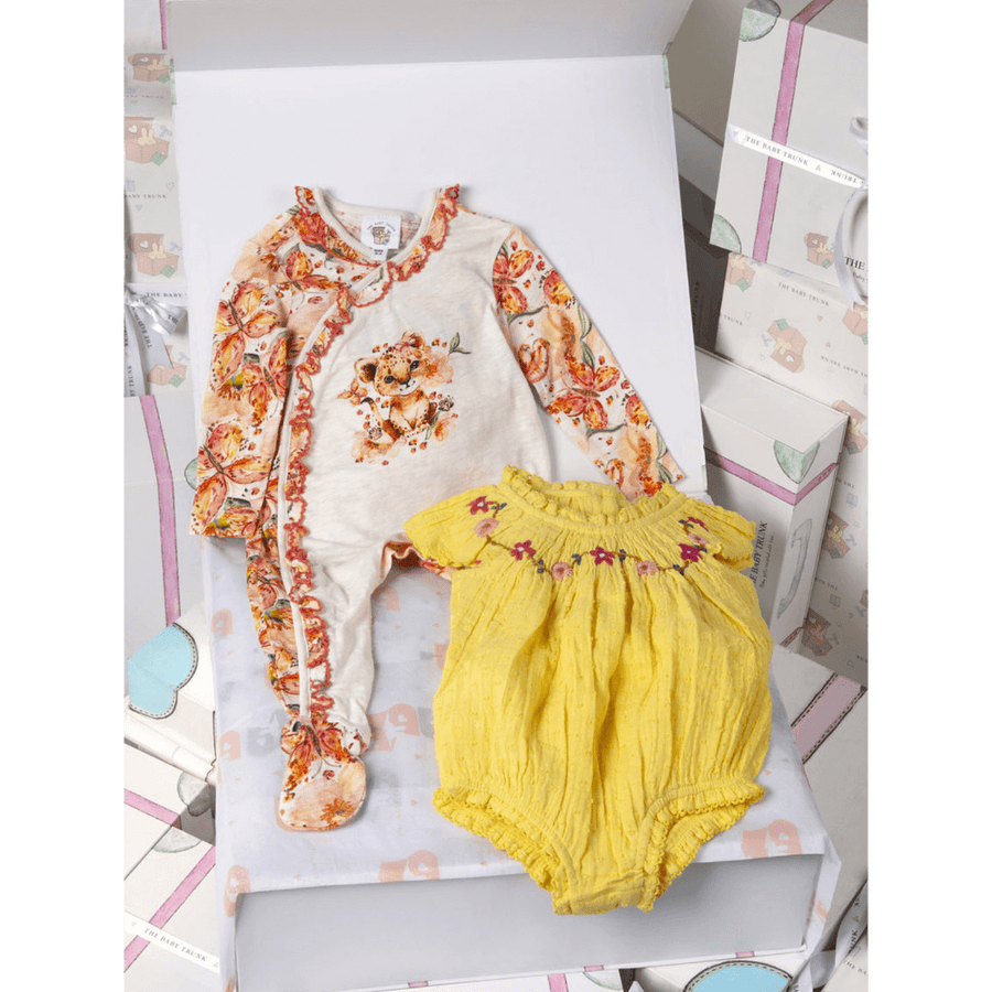 The Baby Trunk New Born Baby Apparel Gift Box Pack Of 2