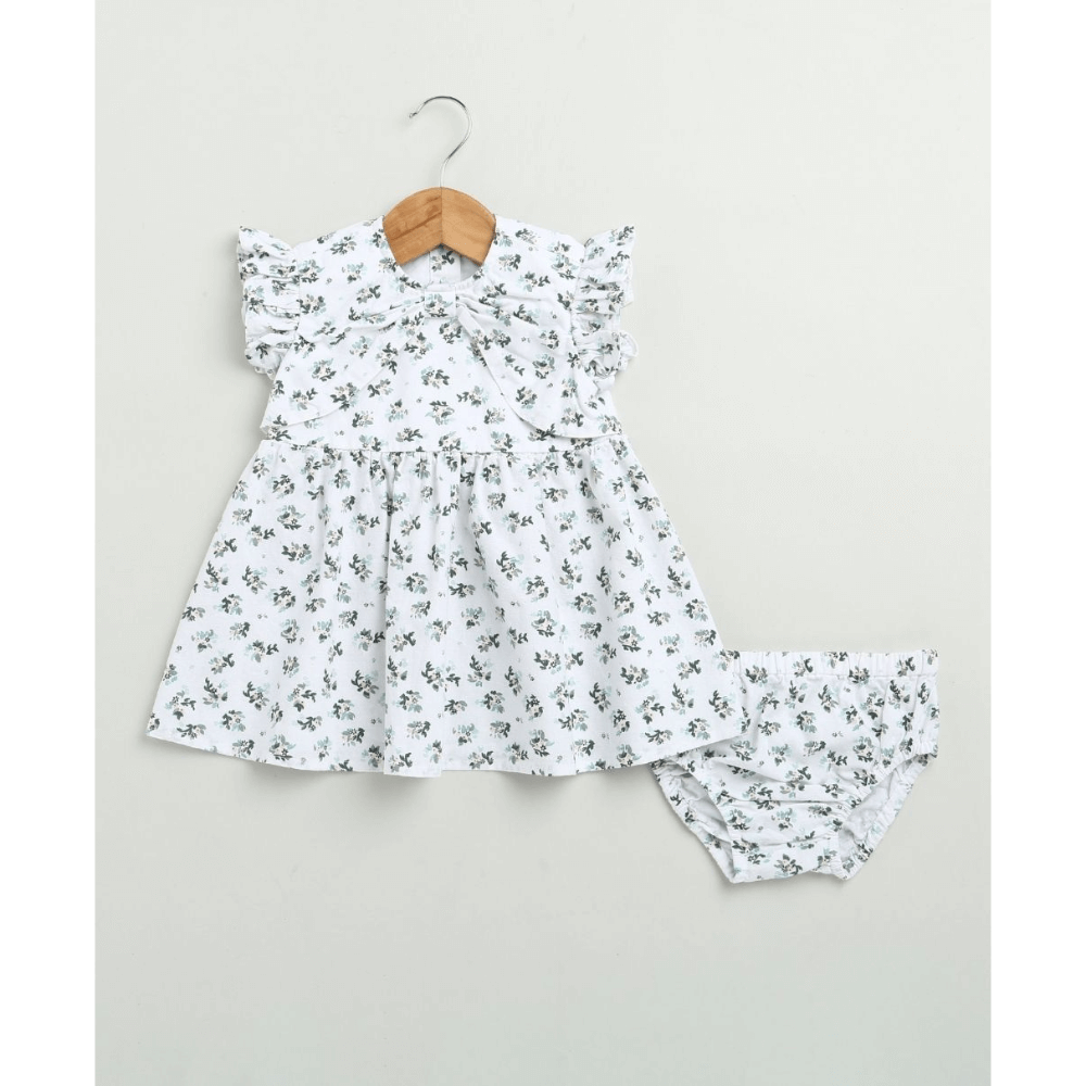 Sweetlime By AS Black &amp; Green Floral Print Organic Cotton Co-ord Set