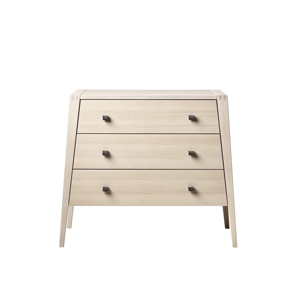 Leander Linea Dresser for Baby &amp; Kids, 3 Spacious Drawers, Soft-Close Storage, Modern Scandinavian Design