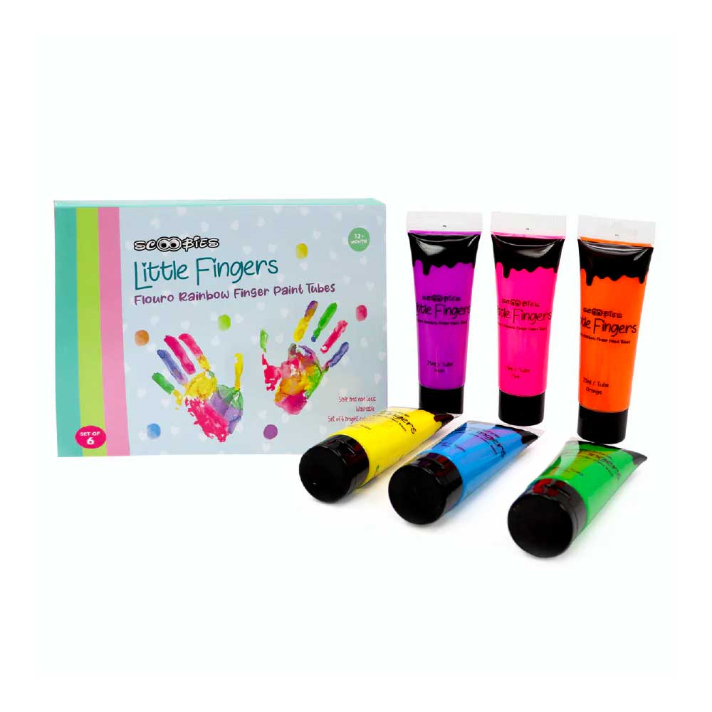 Scoobies Rainbow Finger Paints
