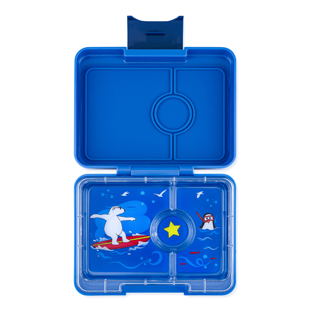 Yumbox Surf Blue Snack - Polar Bear Tray