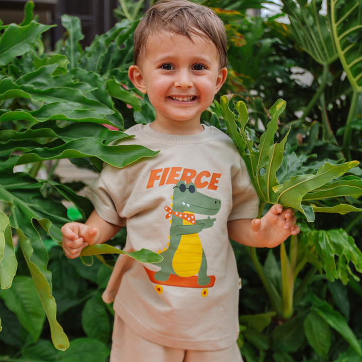 Dulaar Tee &amp; Shorts Co-ord Set - Cleo the Crocodile