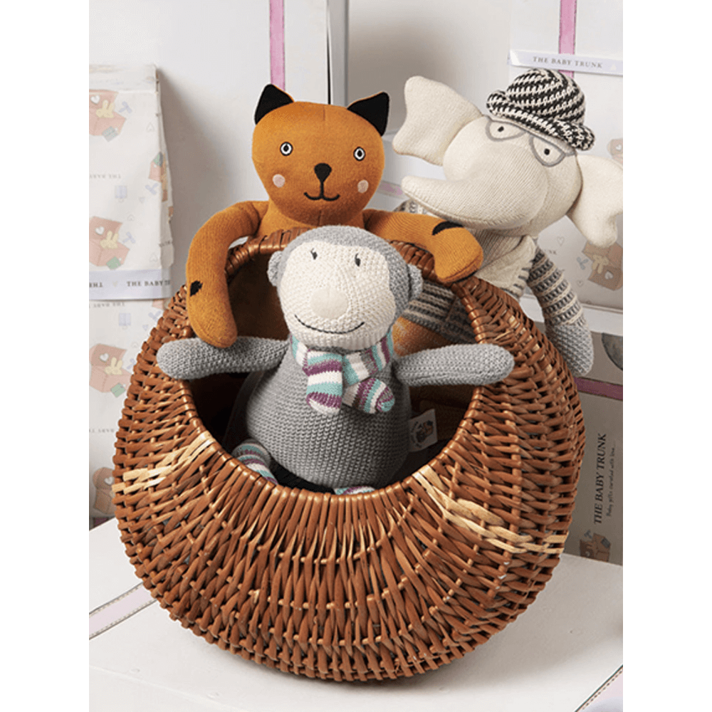 The Baby Trunk Buddies Gift Set With Basket Gift Set Box (Pack Of 4)