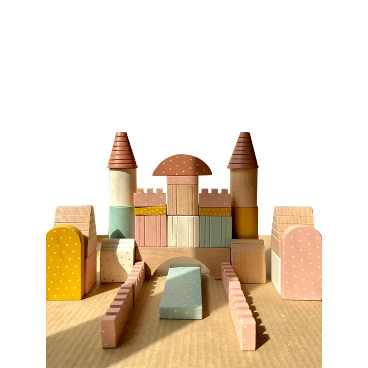 Playbox Wooden Building Blocks Toys Set - Large