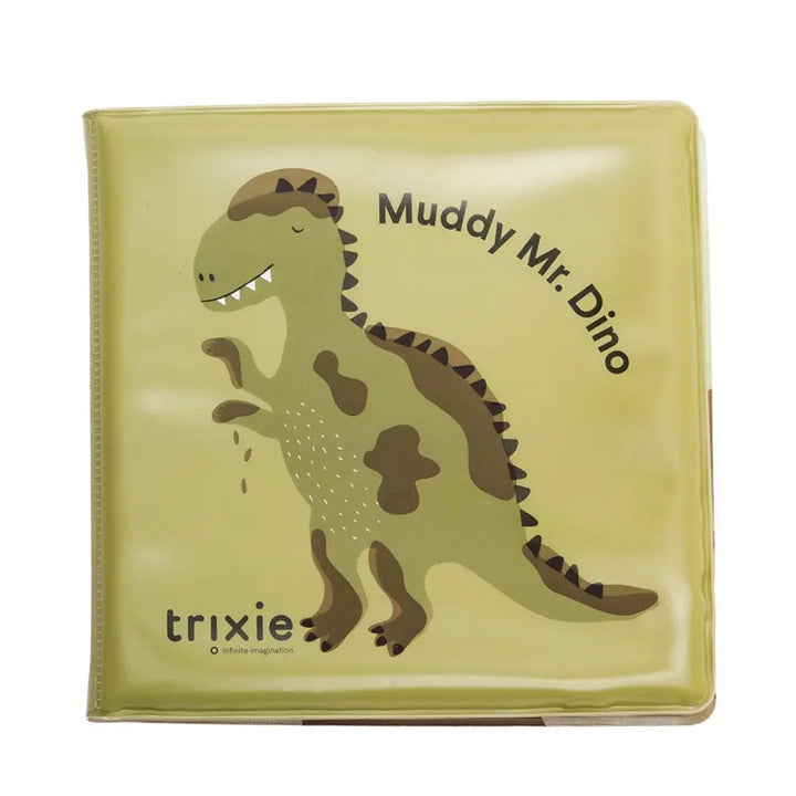 Trixie Colour Changing Bath Book - Muddy Mr. Dino