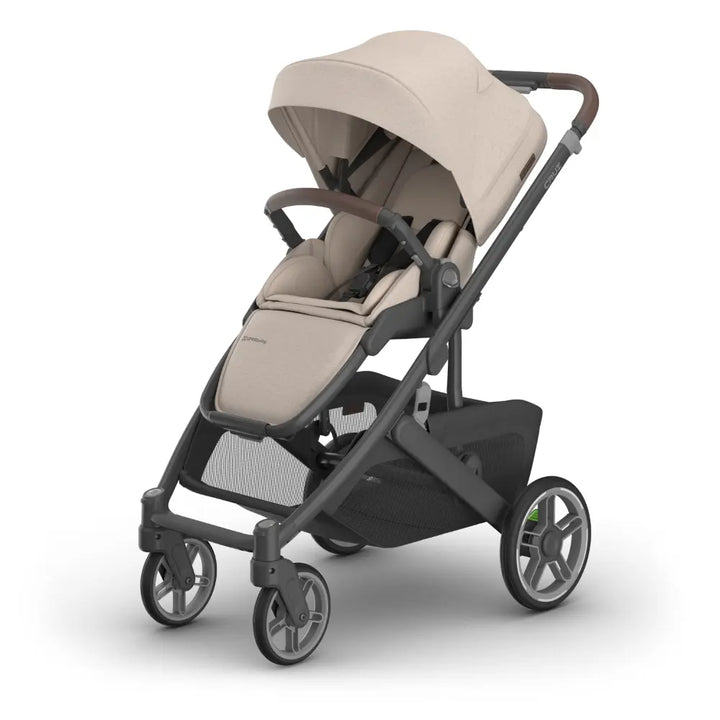 UPPAbaby Cruz V3 City Stroller, Reversible Seat, Flat Recline, Includes Bumper Bar, Insect Net, Rain Cover, up to 4 Years - Ada/Sandstone