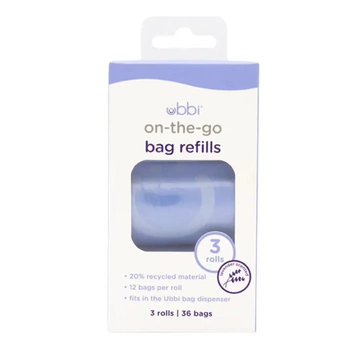 Ubbi On The Go Refill Bags - 50% recycled material bag