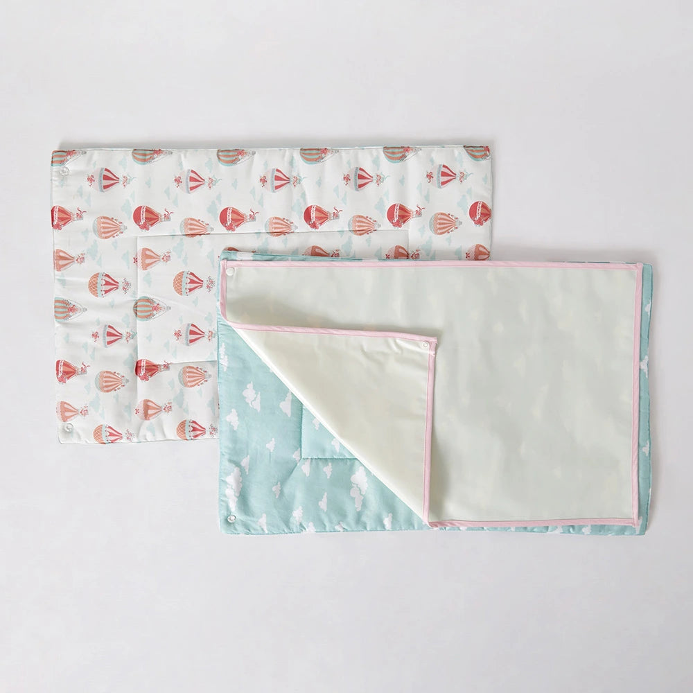Annasimona Kids Parachute Diaper Changing Mat - Set of Two