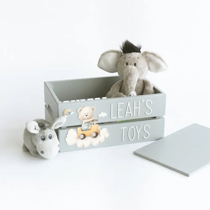 The Tiny Trove My Toy Box (Teddy) - Grey