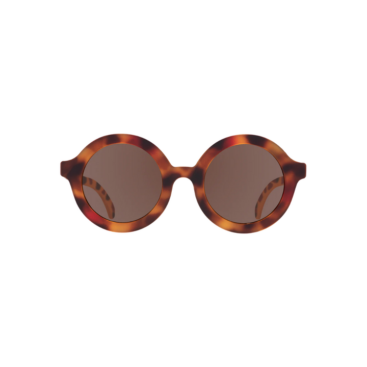 Babiators Round Sunglasses: Classic Tortoise | Amber Lenses | Ages 3-5