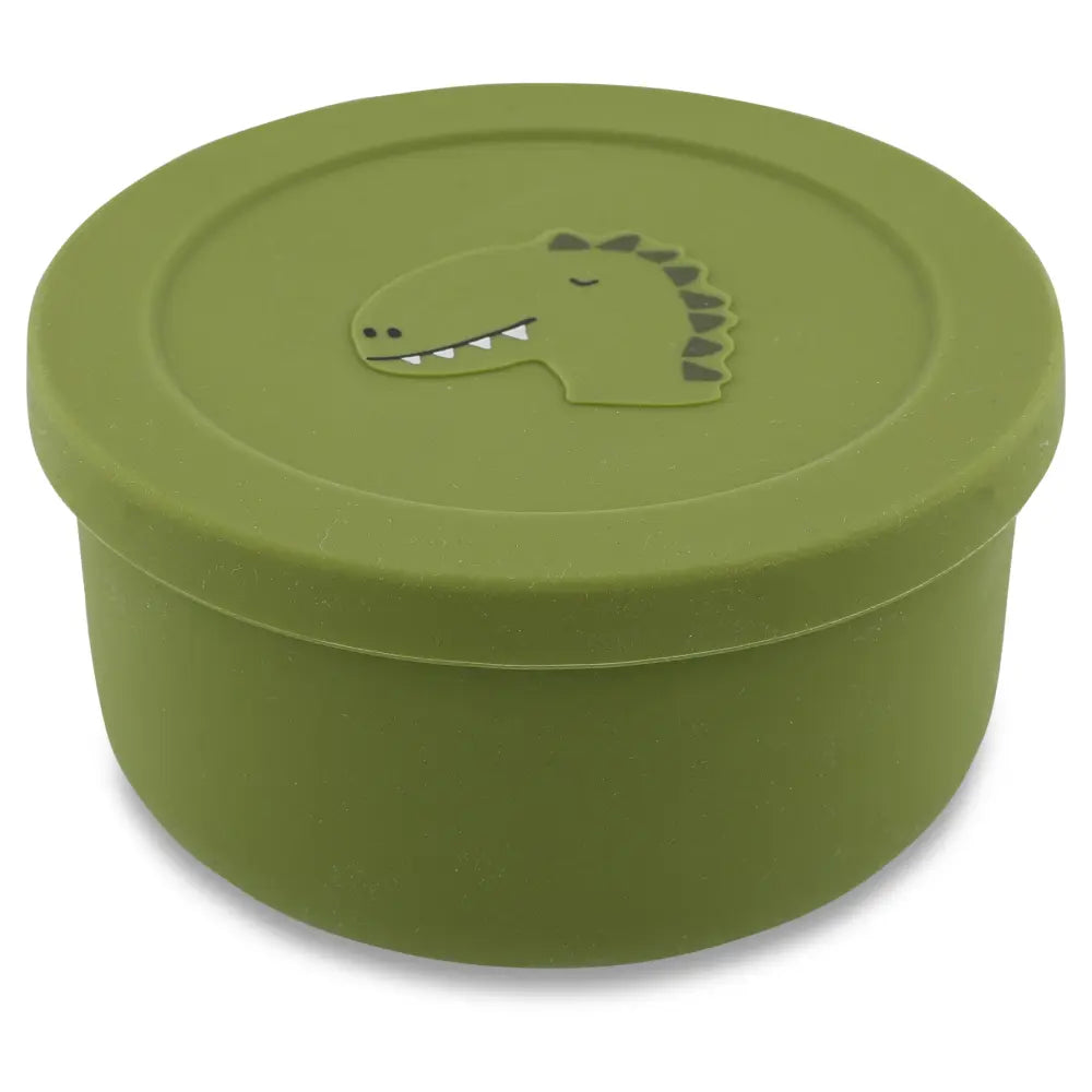 Trixie Silicone Snack Pot With Lid - Mr. Dino
