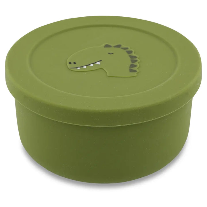 Trixie Silicone Snack Pot With Lid - Mr. Dino