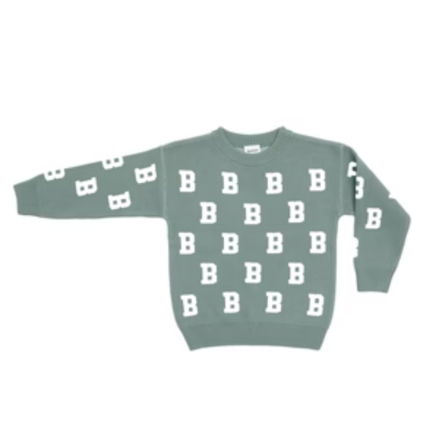 NamelyCo Personalised Alpha Jumper - Lily Pad