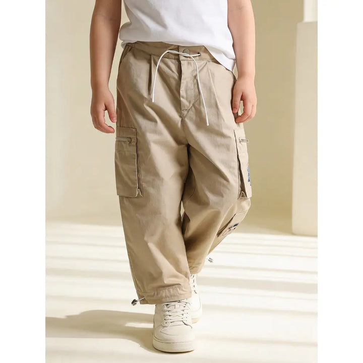 The Baby Trunk Unisex Minecraft Cargo Pants - Brown