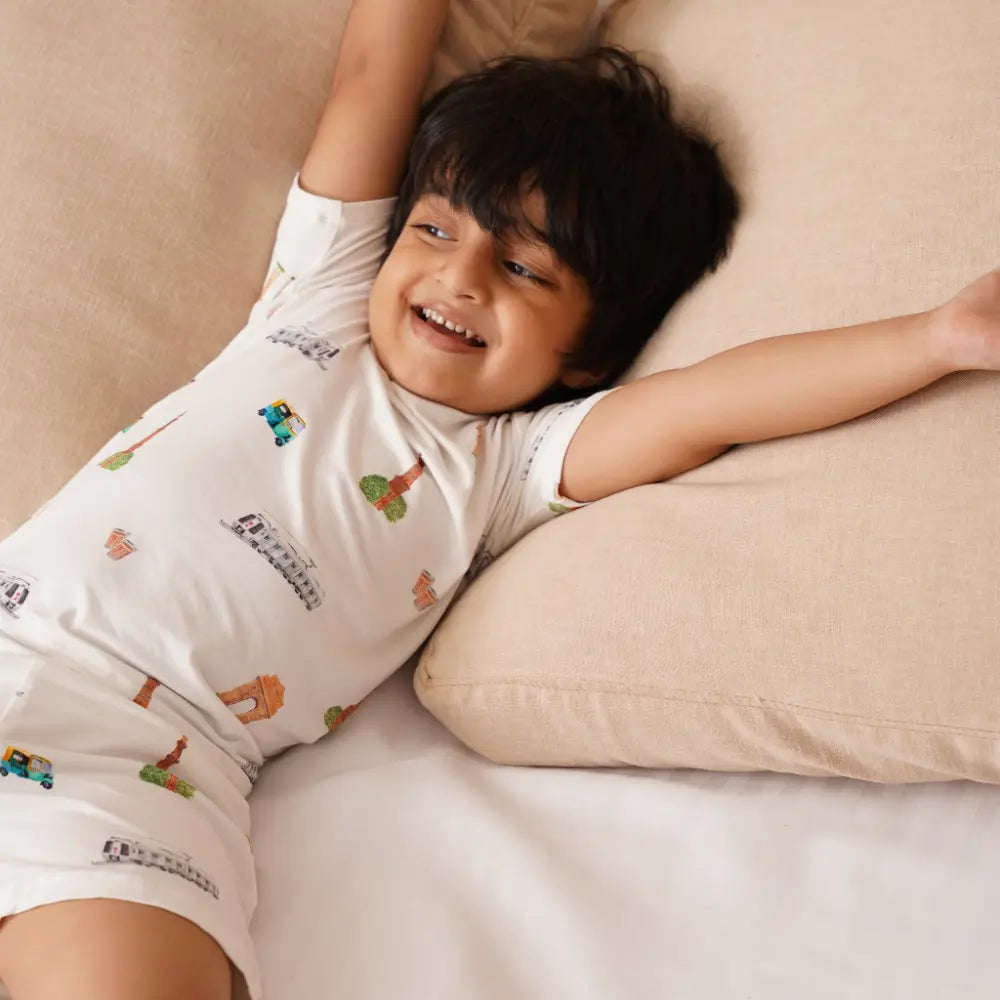 Bubz Bamboo Baby Co-rd Set - Soft Breathable Outfit - Delhi