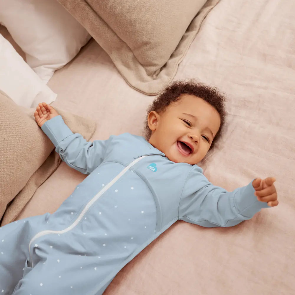 Love to Dream Sleep Suit - Powder Blue, Cotton, 1.0T