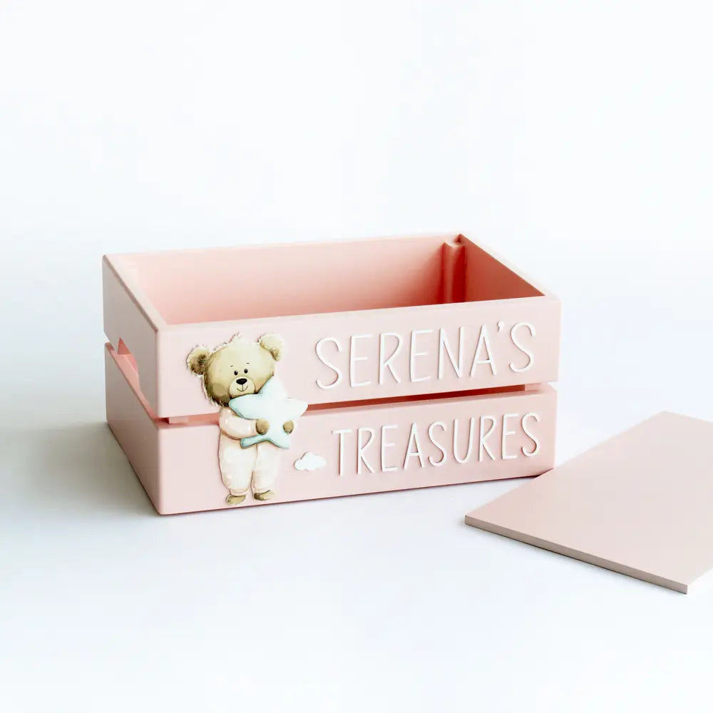 The Tiny Trove My Treasure Box (Teddy) - Pink