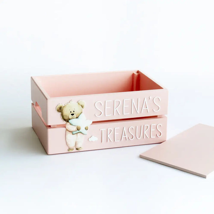 The Tiny Trove My Treasure Box (Teddy) - Pink