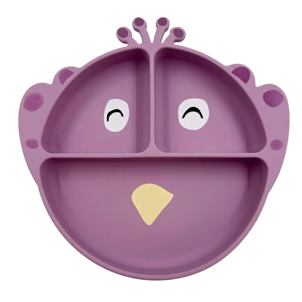 Trixie Silicone Divided Suction Plate - Mrs. Peacock