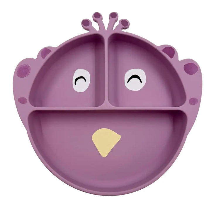 Trixie Silicone Divided Suction Plate - Mrs. Peacock