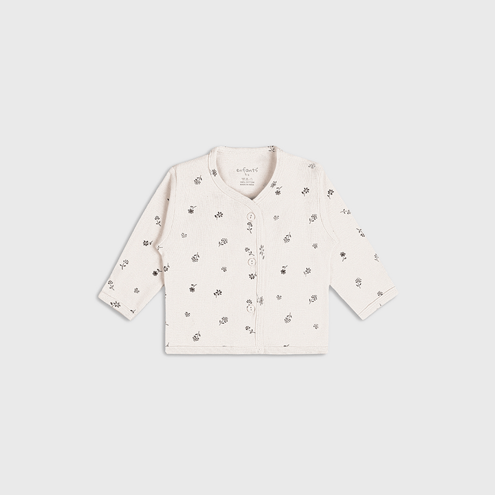 Enfants Creamy Flora Co-ords - Beige